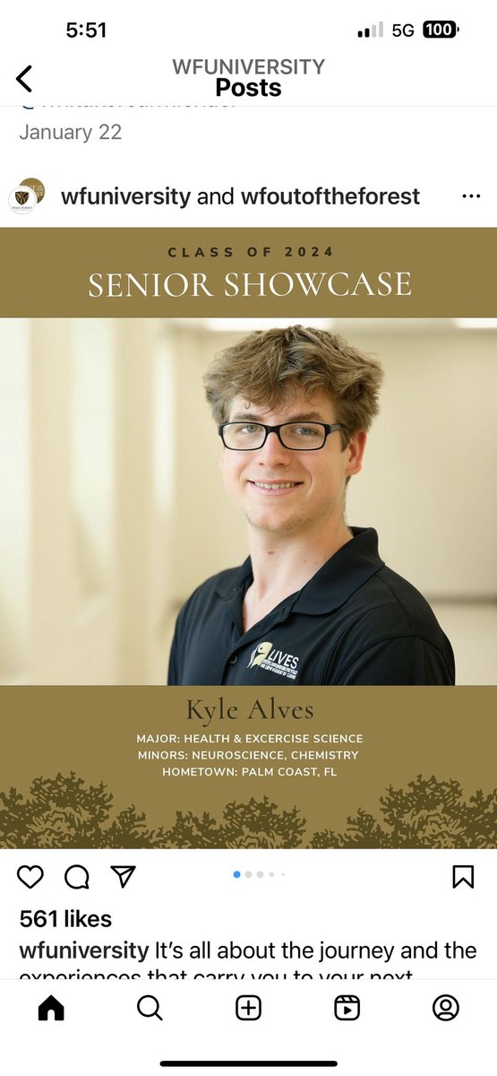 So proud of you, Kyle Alves! #wfugrad