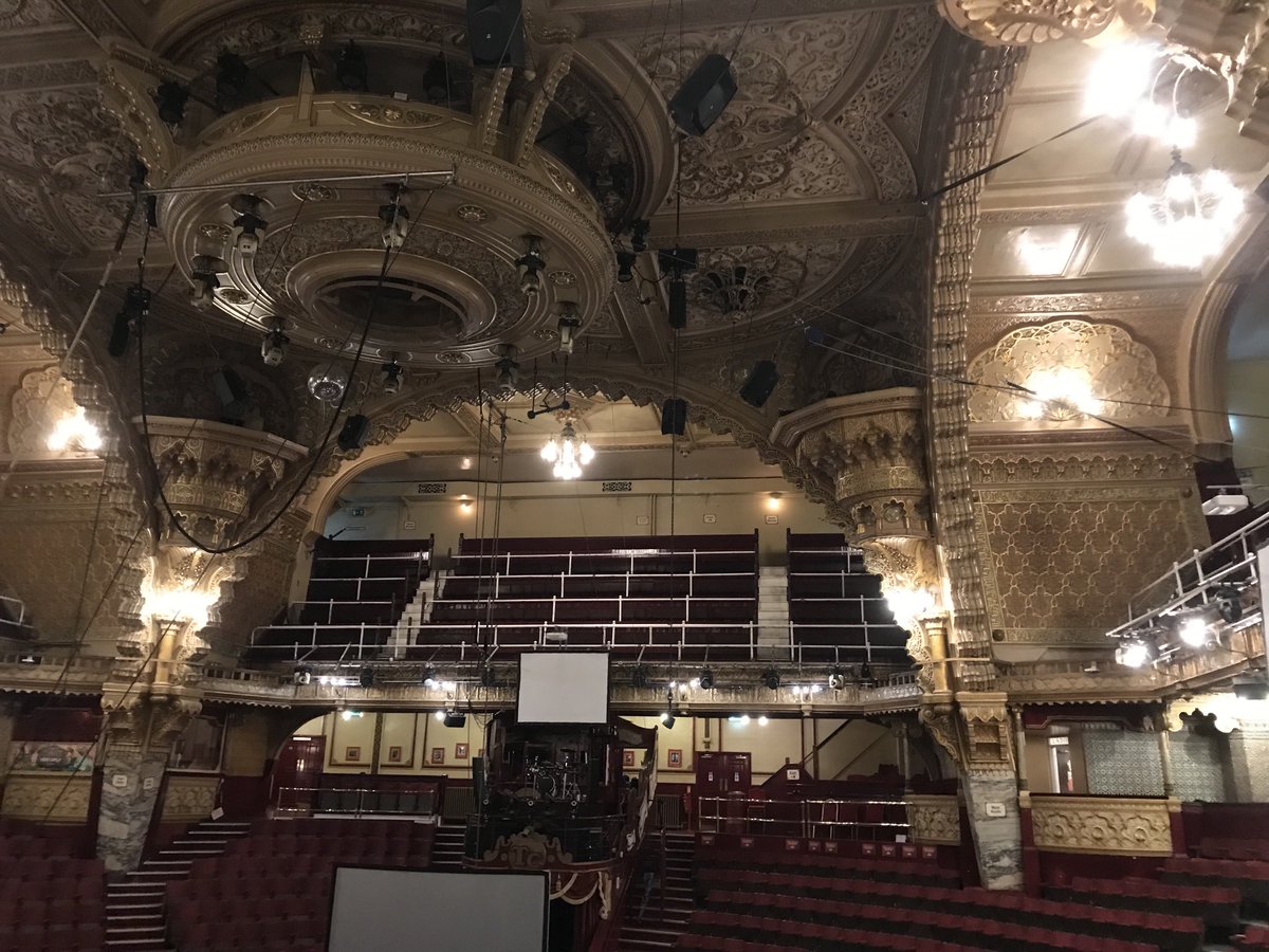 walkden_diana's tweet photo. Spectacular AGM visit with @frankmatchamsoc in Blackpool: Tower Ballroom, Tower Circus, and the Grand Theatre, all designed by Frank #Matcham #historictheatres https://t.co/4hmzbwgiJi