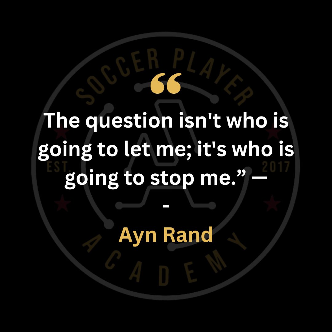 SoccerPlayerAca's tweet photo. Monday Motivation. 💯

#Mindset #Motivation #SoccerPlayerAcademy #TrainWhatMatters https://t.co/0sIZmCIvZ8