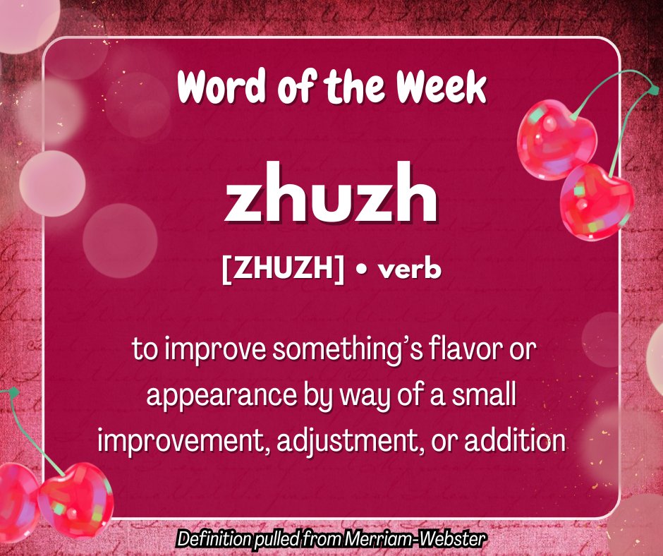 As in, that ice cream needs to be zhuzhed up with a cherry on top. #cherryontop #zhuzh #icecreamtoppings #oreos #chipsahoy #heathbar #pizzazz #perfection #personalimprovement #buildmeupbuttercup