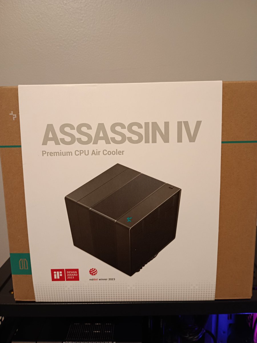 DaVillain158124's tweet image. To anyone who's looking for a great quality CPU cooler, I highly recommend picking up this air cooler aka Assassin IV premium as it really keeps my R9 5900X as cool as 60c/70c below!