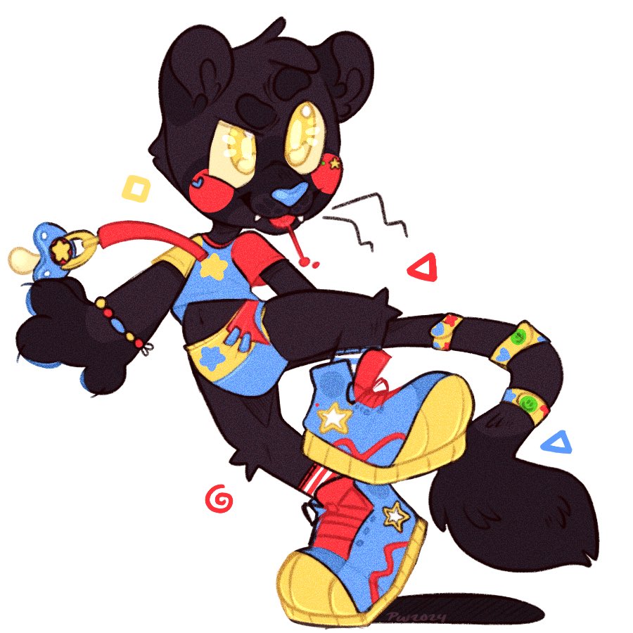 PintoPaws's tweet photo. He’s got his kicks on! 🐾👟✨
#babyfur #furryart https://t.co/7GAHbyfWz8