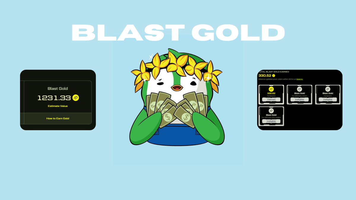 I have made 1,000 Blast Gold with under 1 ETH.

Here are the Top low-cost farm strategys for under 0.05 ETH:
 
We will discuss:

1⃣ @DistrictOneIO 
2⃣ @memedotfun 
3⃣ @gm_on_blast 
4⃣ @CryptoValleys 

👇👇👇

1⃣ DistrictOne

D1 is a Social-Fi App where you gain GEMs in different