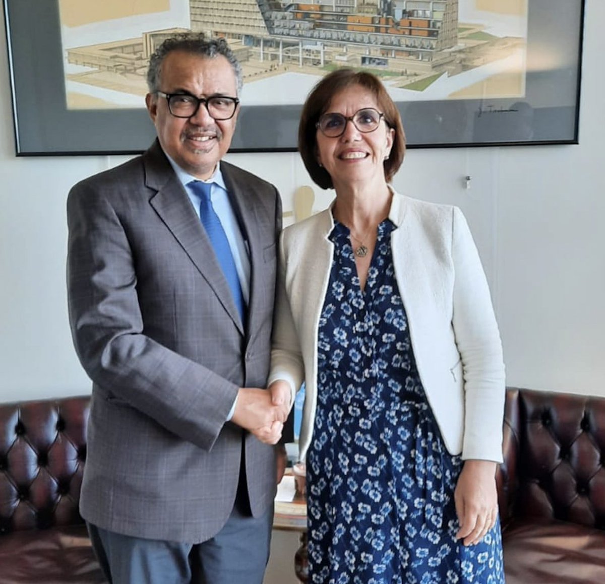 Insightful discussions with @DrTedros Adhanom Ghebreyesus, Director-General of @WHO, highlighted the necessity of addressing #AnimalHealth to make the world safer from pandemics, antimicrobial resistance, and food borne diseases.