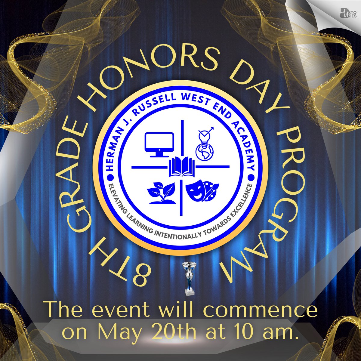 8th Grade Honors Day Program Reminder: The event is scheduled to start today at 10 a.m. @TDGreen_ @Retha_Woolfolk @DRVENZEN_aps @HRWEACOUNSELING @apsupdate