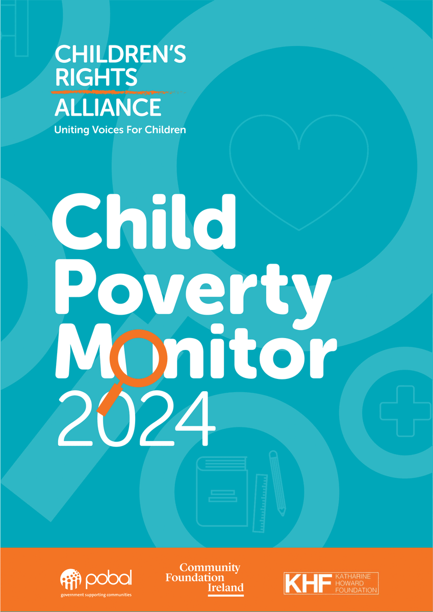 We are delighted to launch our 3rd #ChildPovertyMonitor today analysing child poverty in Ireland across a number of different issues: 🔍Income 🔍Food Poverty 🔍Education 🔍Health 🔍Early Years 🔍Homelessness 🔍Family Support 🔍Play Read more here: bit.ly/4bDacXj