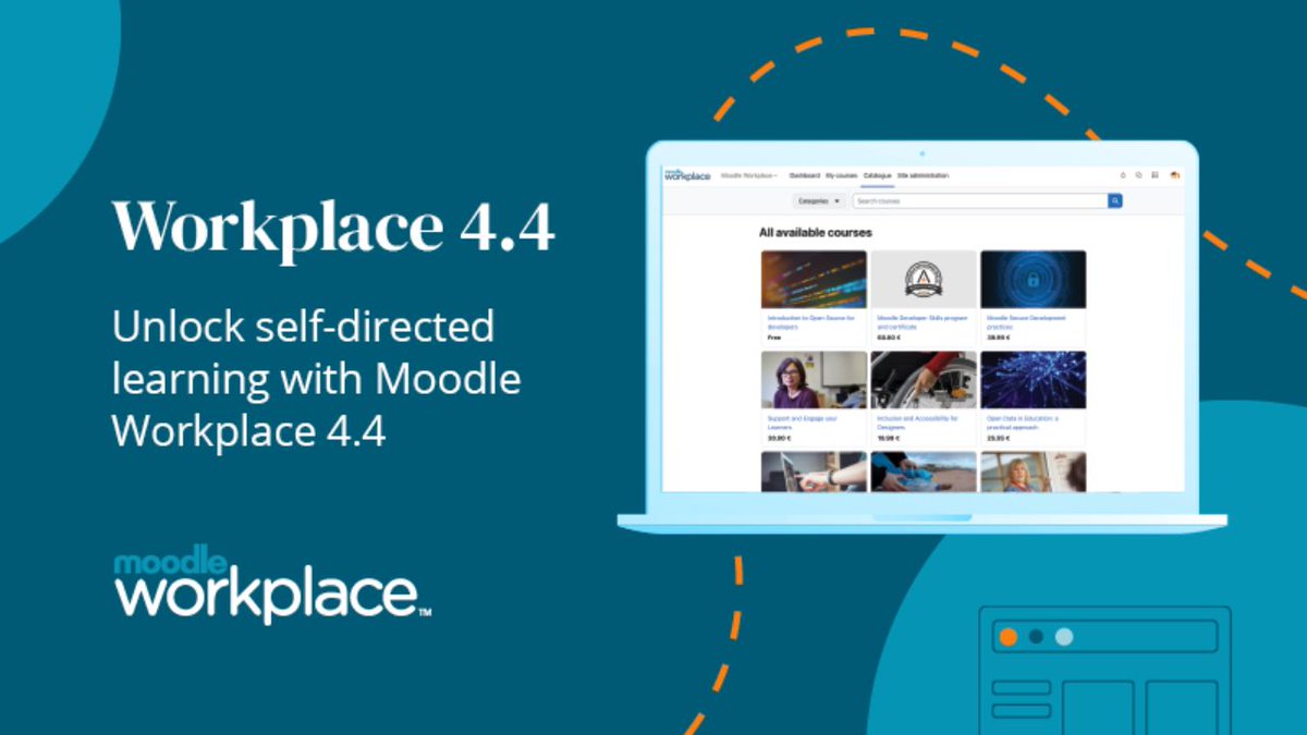 We are excited to announce the release of Moodle Workplace 4.4, featuring our new Learning Catalogue that empowers employees to embrace self-directed learning! Learn more: moodle.com/news/introduci… @moodle #MoodleWorkplace