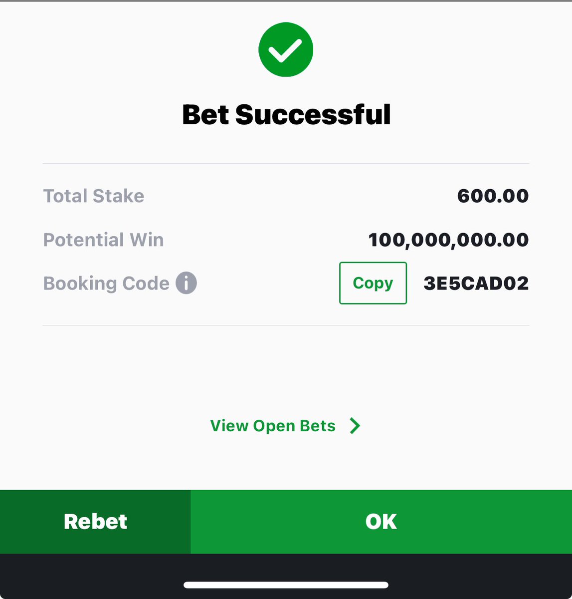 100k odds to win 100M on Sportybet today | 3E5CAD02