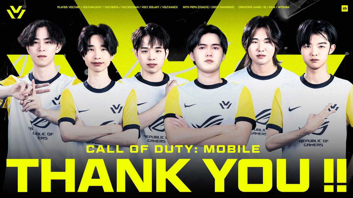 VOLT have parted ways with their COD Mobile roster