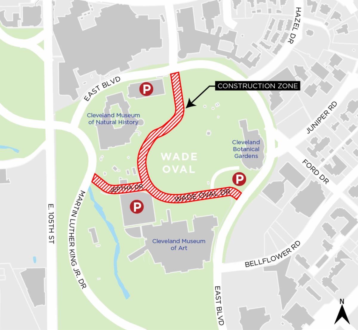 🚨 Heads up! 🚨 The City of Cleveland is resurfacing Wade Oval Drive and Jeptha Drive, plus making all curb ramps ADA-compliant beginning today, Monday, May 20, and on Friday, May 31. For more info and updates, visit @ugocircle Traffic Alerts Page: ugointhecircle.com/alerts