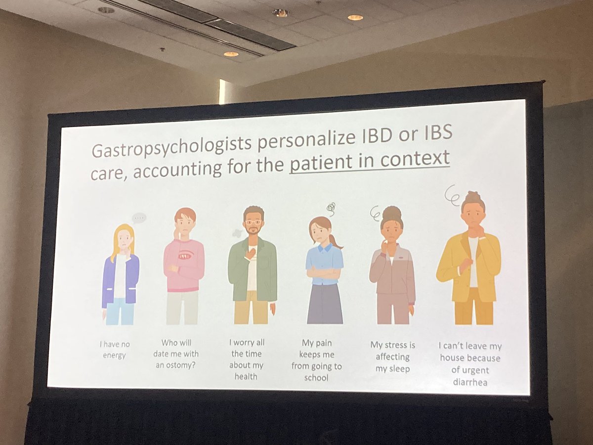 @drlauriekeefer beautiful slide summarising some key issues for patients with IBD-IBS overlap. Gastropsychs a critical member of the team for these pts #DDW2024