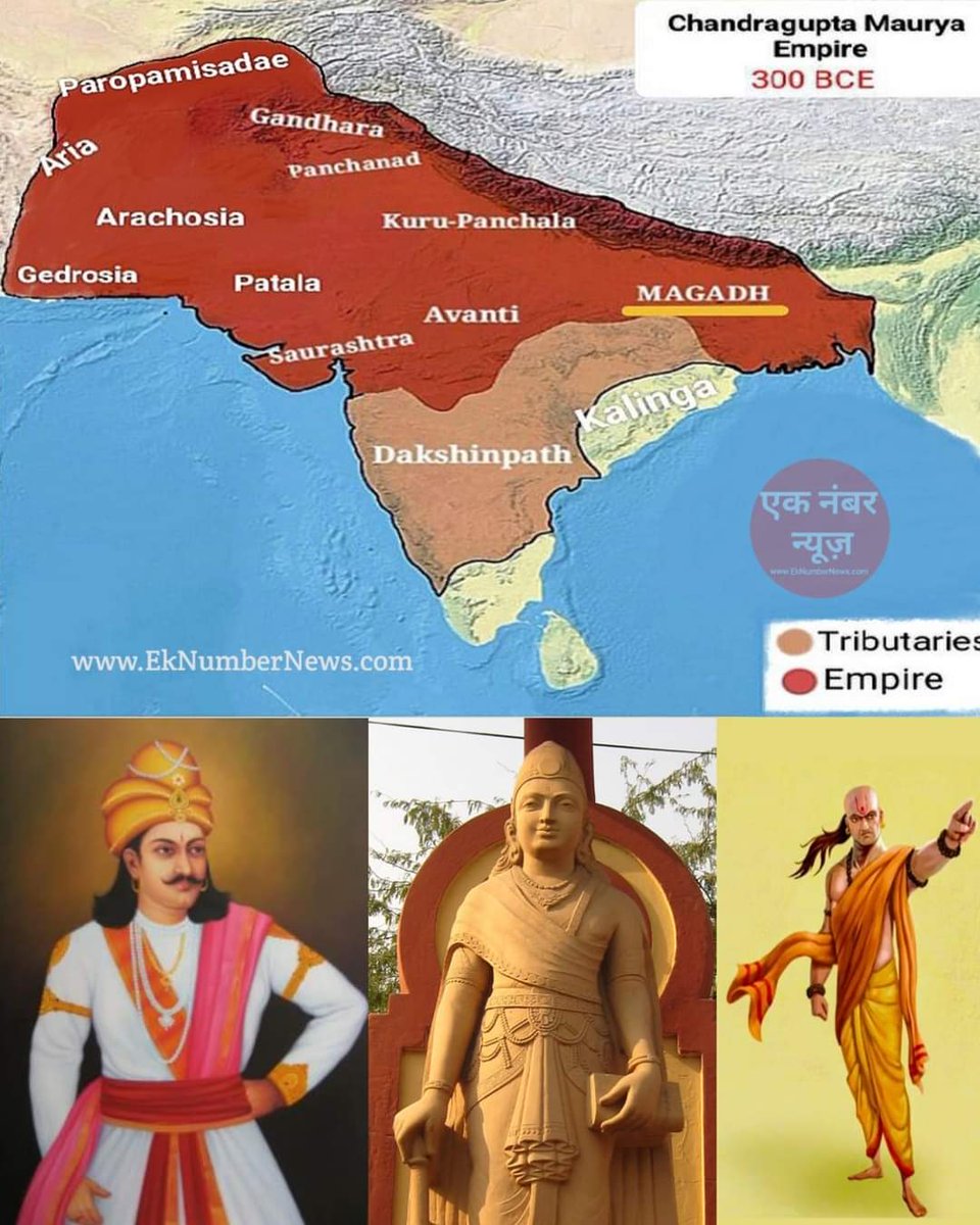 हमारा सच्चा इतिहास: वैसे तो "जो जीता वह चन्द्रगुप्त मौर्य" होना चाहिए था। क्योंकि सिकन्दर तो भारत से घायल होकर, पिट कर और हारकर वापिस गया था।

फिर अपने देश जाते वक्त रास्ते मे बेबीलोन में ज्यादा तबियत खराब होने के चलते उनके प्राण चले गए थे। उसके सेनापति सेल्युकस ने अपनी बेटी