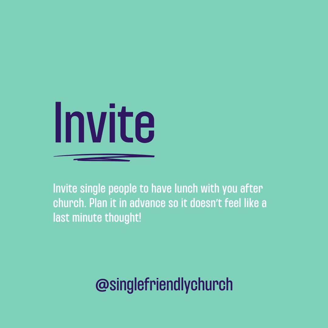 singlefriendlyc's tweet photo. Calling all married people - this one's for you!
Recently we asked on stories how people wanted to feel welcomed in church and the response could be summed up as, 'include me'. Here's 3 simple steps for you to take a look at!
#SingleFriendlyChurchNetwork #SingleChristian #Church https://t.co/PGfdQt4ppo