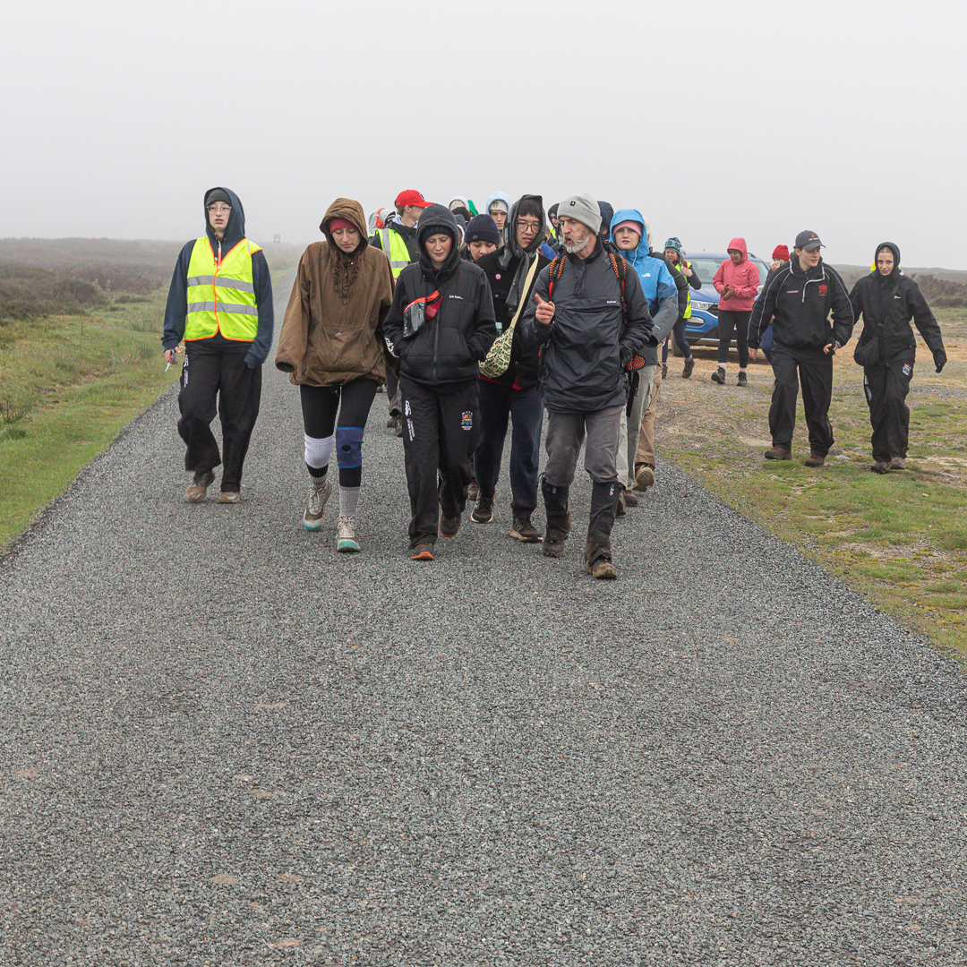 AmpleforthColl's tweet photo. A fabulous effort from students on The Big Walk at the weekend – 78km over 24hrs from Whitby Abbey back to the College to raise funds for Oakfield School in Nottingham, a school for children with physical and/or learning difficulties – well done to all involved! #compassforlife https://t.co/yVyt72fklr