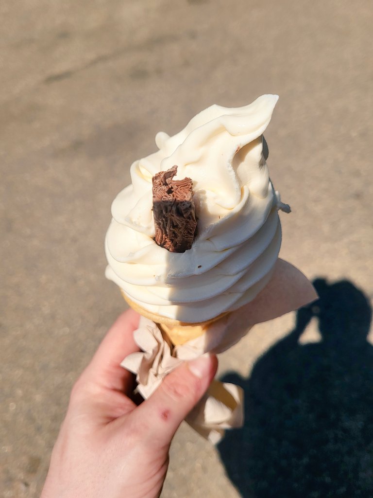 #StJamesPark

What a lovely sunny day!

Question: Who eats their flake first or last in their '99'?