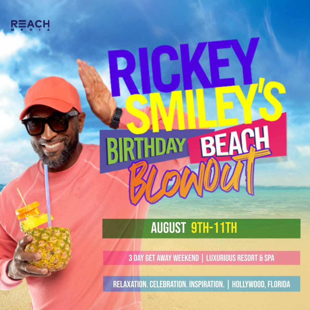 Secure your package now! Go to RickeySmileyBBB.com to book your package today! Get away with a weekend of relaxation, celebration, and inspiration! #RickeySmileyBBB #RSMS