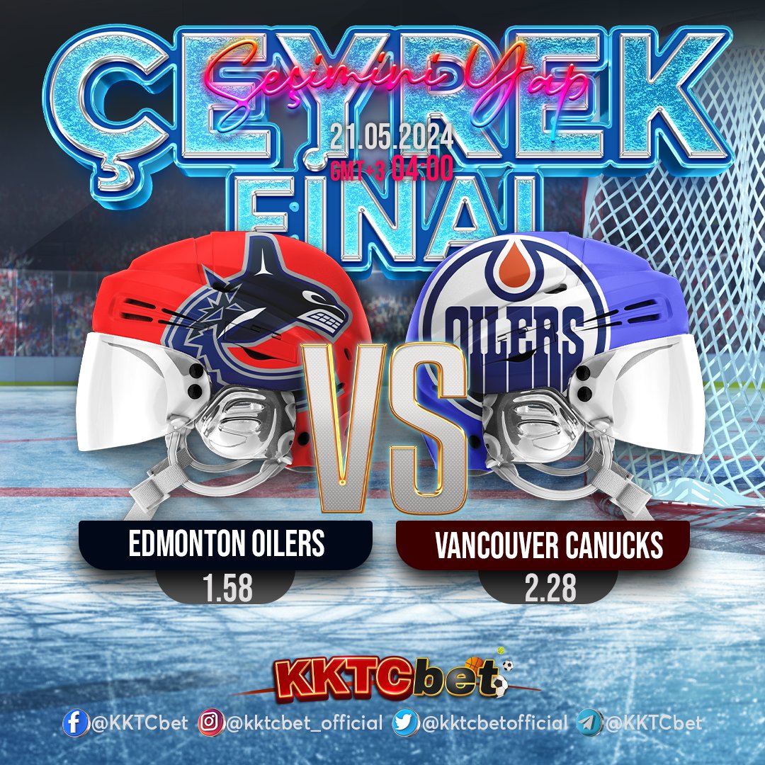 Seçimini Yap! Edmonton Oilers - Vancouver Canucks - Favorin Kim ? #icehockey #icehockeylife #icehockeygame #icehockeyplayer #icehockeygame #icehockeyjersey #icehockeyplayer #NHL #nhlhockey #game #gameday #matchday #match #win #favorite #nhlquarterfinals