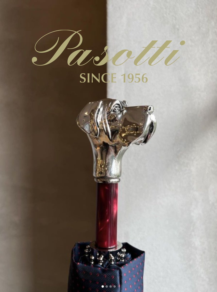 Pasotti1956's tweet photo. 新しい生地に張り替えて
使い続けることができる傘の魅力を
お楽しみください🥀 

🇮🇹イタリア傘 Made in Italy    
 https://t.co/AspUx8tbuA                       

#雨 #傘 #日傘 #天気 #雨傘 #記念日 #ギフト #プレゼント #イタリア #雨の日 #天気予報 #花 #明日の天気  #メンズファッション ＃犬 https://t.co/io6iSkdvK1