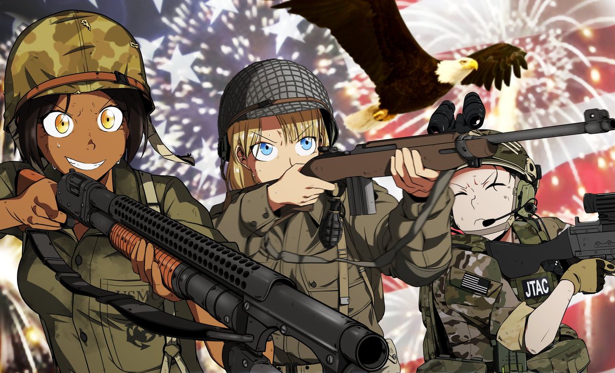 ポリス　原画 🦅🍔🌭🎆🫡🇺🇸