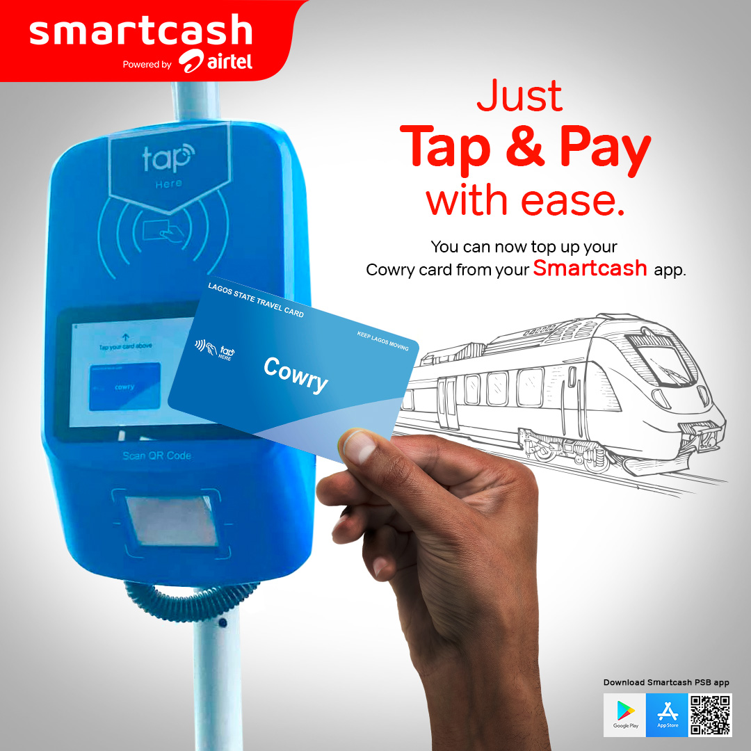 Cowry App Commuting just got easier! Top up your Cowry wallet from your Smartcash ...