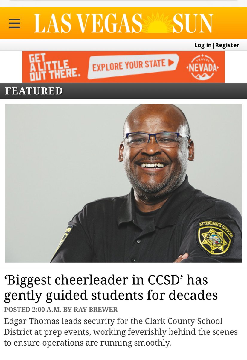 So happy for this man… One of our very best Attendance Enforcement Officers! @ClarkCountySch m.lasvegassun.com/news/2024/may/…