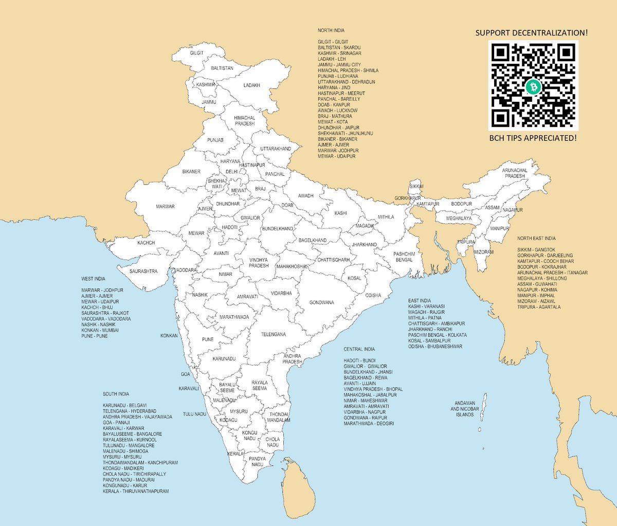 According to Gautam desiraju's book  'Bharat:India 2.0 ' India must be divided into 75 states
