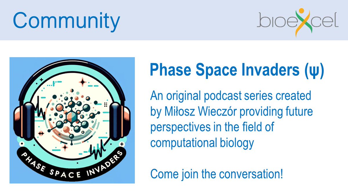 BioExcel CoE (@bioexcelcoe) on Twitter photo Check out the latest episode (no.9) of the Phase Space Invaders podcast 🎙️ where Prof. Michele Vendruscolo talks about preventing protein misfolding, AI in drug discovery 💊 and the importance of good mentorship 🧠
Access all episodes ➡️ bit.ly/3QO4EBx
<a href="/VendruscoloLab/">Vendruscolo Lab</a> Check out the latest episode (no.9) of the Phase Space Invaders podcast 🎙️ where Prof. Michele Vendruscolo talks about preventing protein misfolding, AI in drug discovery 💊 and the importance of good mentorship 🧠
Access all episodes ➡️ bit.ly/3QO4EBx
<a href="/VendruscoloLab/">Vendruscolo Lab</a>