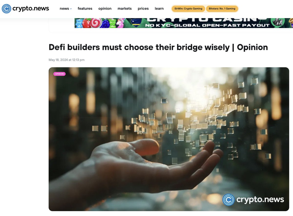 KimaNetwork's tweet photo. 🚀 Exciting Update: Kima is featured on Cryptonews! 🚀 

Wondering why the compliance layer is crucial for #Web3 builders choosing a #blockchain bridge? 

🔍 Check out expert thoughts from our CTO, @TravelTechGuy, reflecting on the KryptoSwap hack, in his latest article for @itscrypto_news 🔥: https://t.co/zoH3OJ3yVM
