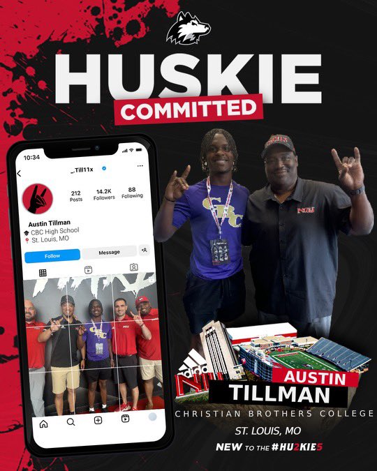 Austintillman04's tweet photo. ALL THANKS TO GOD!! COMMITTED!!❤️🖤🐺🐺
@NIU_Football @NIUCoachHammock @CoachDJBland @ScottPingel10 @B_Dimovitz @DP_HdSports @Brun_T_13 @JosiahCoach @JPRockMO @AllenTrieu @CoachAWang https://t.co/QhrU6jitky