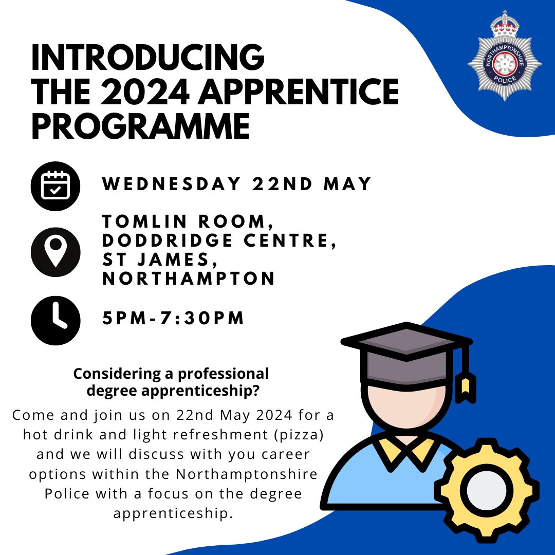 This week, our Positive Action team are hosting two events in Wellingborough and Northampton, talking all about our 2024 Apprentice Programme. You can get tickets here: Wellingborough: ow.ly/YkVs50RMVTx Northampton: ow.ly/75Ci50RMVTw