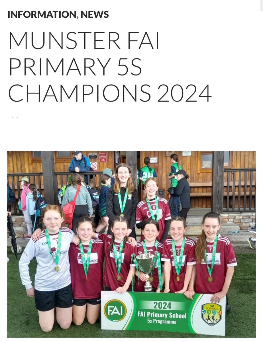 Click here for some of the best sports reporting you'll read today 🤩gurranens.ie/news/faichampi… #Cork #Soccer #SportsNews #Champions