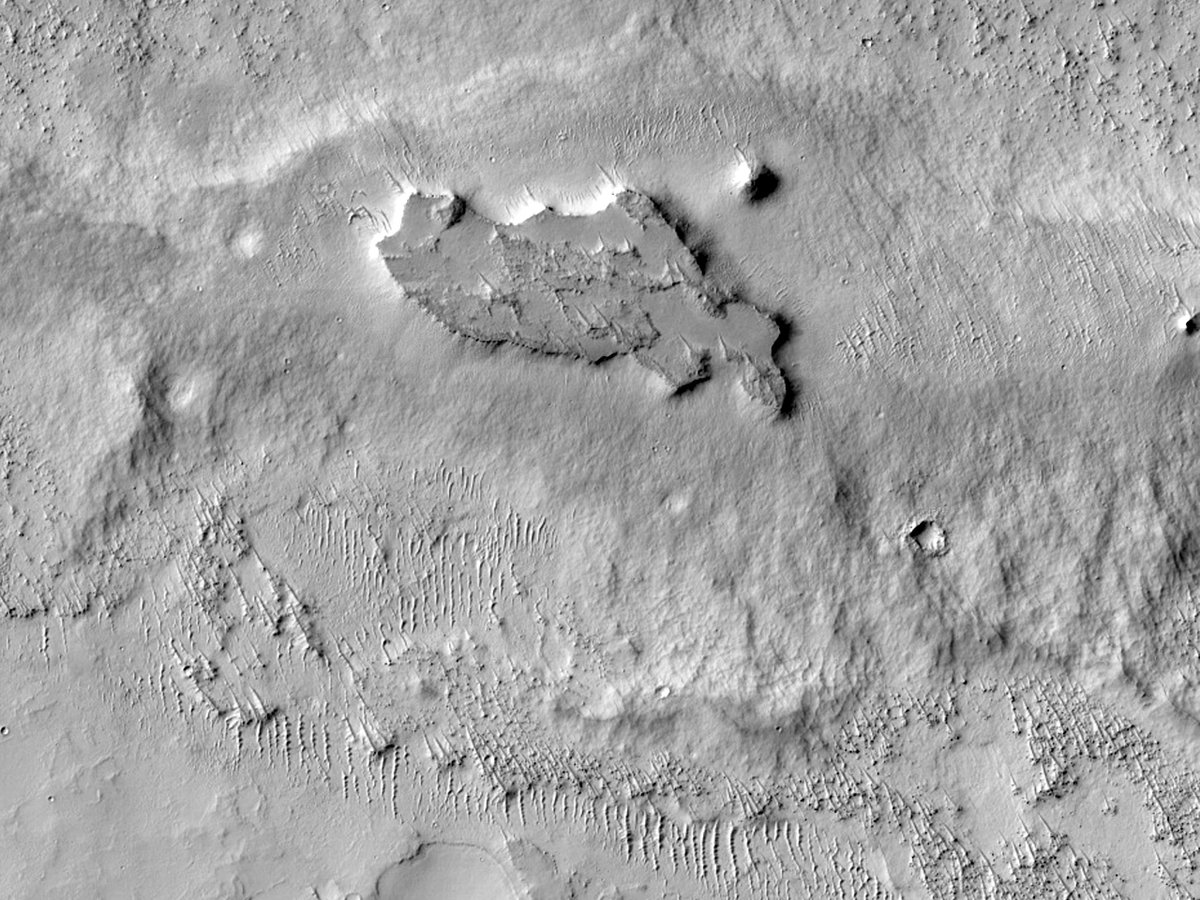 HiRISEPortugues's tweet photo. Mesa e morros testemunhos e cumes radiais na Arabia Terra central

número: ESP_052813_2035
data de aquisição: 01 novembro 2017
altitude: 285 km

https://t.co/H7Zx6aKpdq
NASA/JPL-Caltech/UArizona
#Marte #NASA #ciência #português https://t.co/AH1i7tdysp