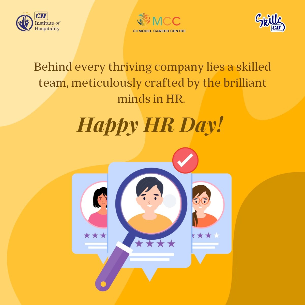 Happy #HumanResourcesDay to all the HR Professionals worldwide. 

They serve as the #backbone of every organisation, curating the right talent and cultivating #teamspirit. 

#HRDay #HRManagement #HRManagers