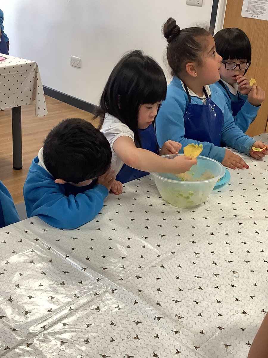 Handa's Surprise fruit pots and some delicious guacamole!