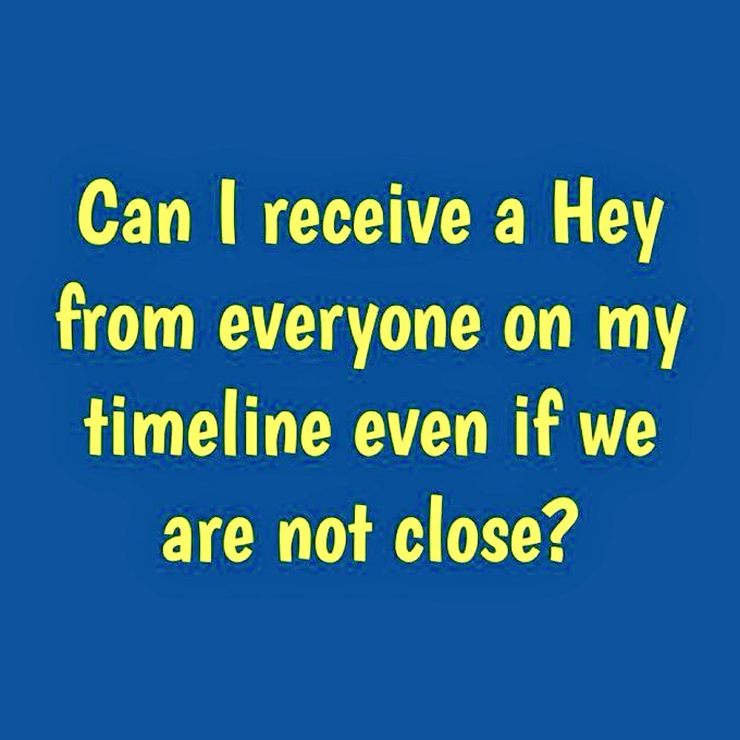 To all 13 of you who ACTUALLY interact...HEY!!! 🤗