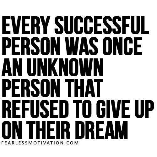 So true! Never give up on the dream!

#Inspired #Mindset #Motivated #Monday #NewWeek #NewGoals #CrushIt #Entrepreneur #BusinessOwner #SmallBusiness #Profit #ProfitFirst #Profitability #ProfitFirstProfessionals