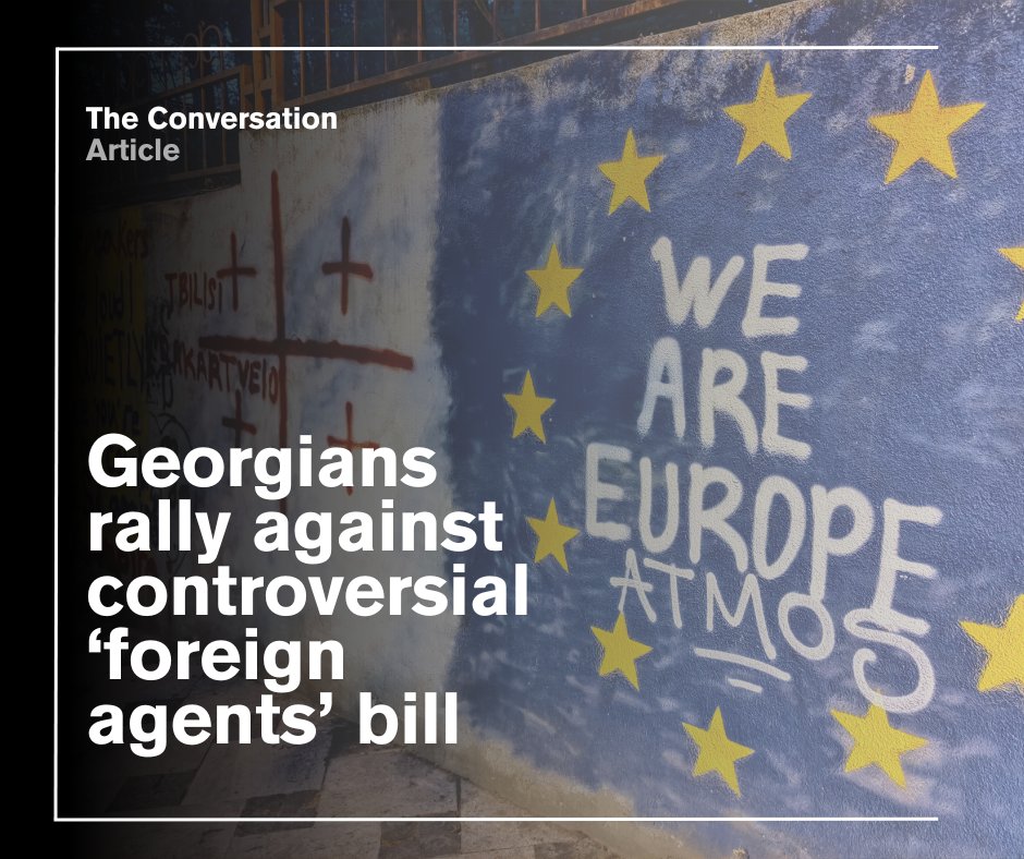 With thousands of Georgians taking to the streets of Tbilisi, @TashLindstaedt of @uniessexgovt discusses the controversial ‘foreign agents’ bill that some Georgians fear will lead to a loss of civil liberties and end hopes of joining the EU. brnw.ch/21wJWXM