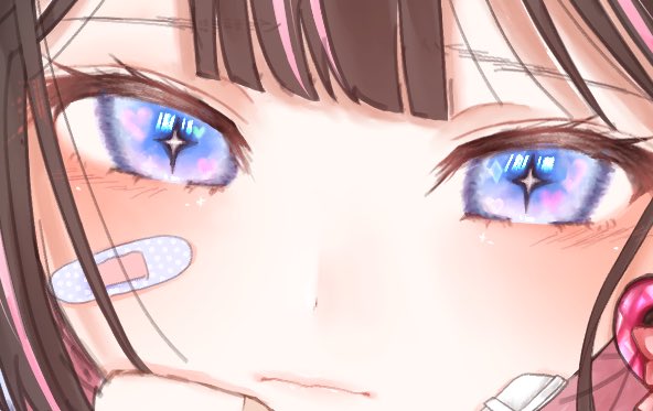 Sim_a3's tweet image. この瞳の塗りいちばん好きだから見てほしい