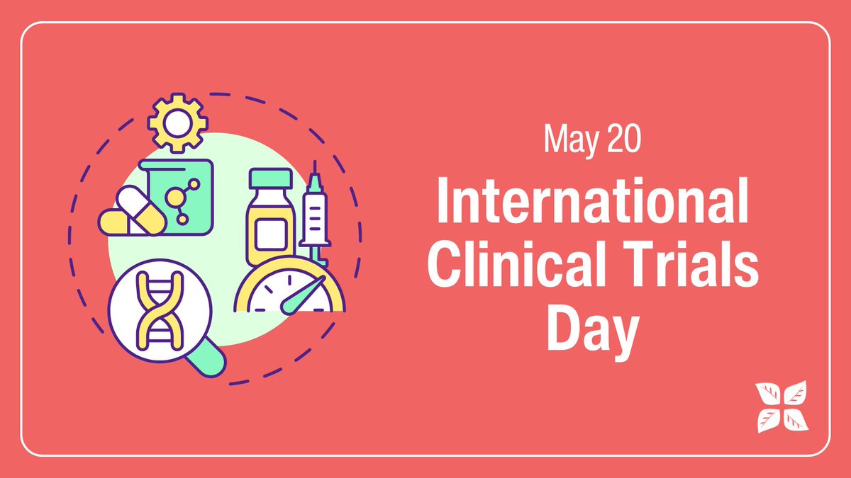 May 20 is International Clinical Trials Day, a chance to raise awareness of clinical trials and honour our clinical research staff who are helping invent the future of health care by developing life-changing treatments. Learn more about clinical trials: bit.ly/4bGAAzO