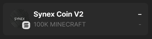 Synex Coin Team tweet media