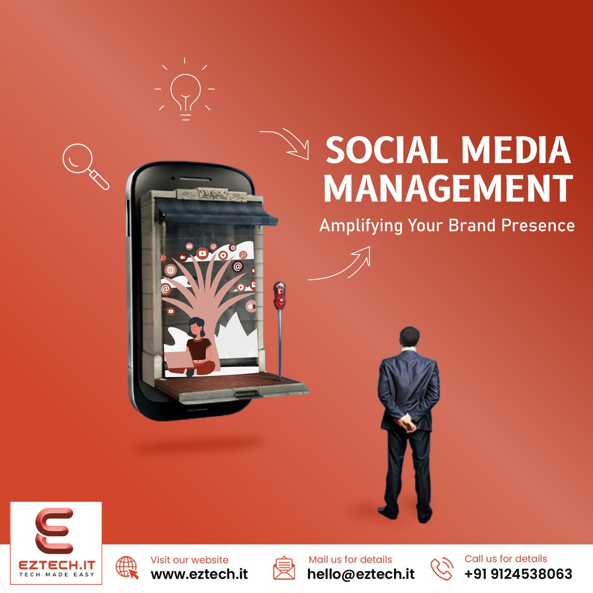 eztech_it's tweet image. Unlock the power of social media for your business! 🚀 Connect with your audience, showcase your products/services, and watch your brand soar to new heights. ✅📈 
#ezTech #IT #informationtechnology #itservices #ITSOLUTION #softwaresolutions #softwares #it #trend2024