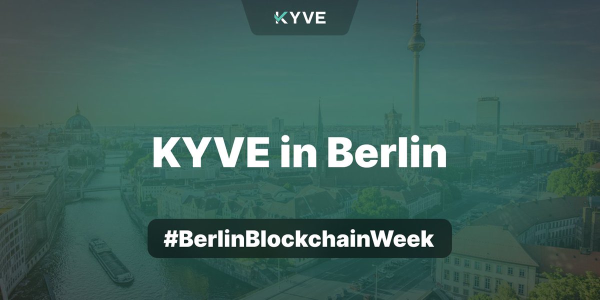 1/ Hallo Berlin 👋

The KYVE team has arrived! Time to get #BerlinBlockchainWeek started 🔥 Going to be a solid week of networking & brainstorming with the city’s vibrant Web3 ecosystem.

Planning on attending? Let’s connect 🧵⤵️