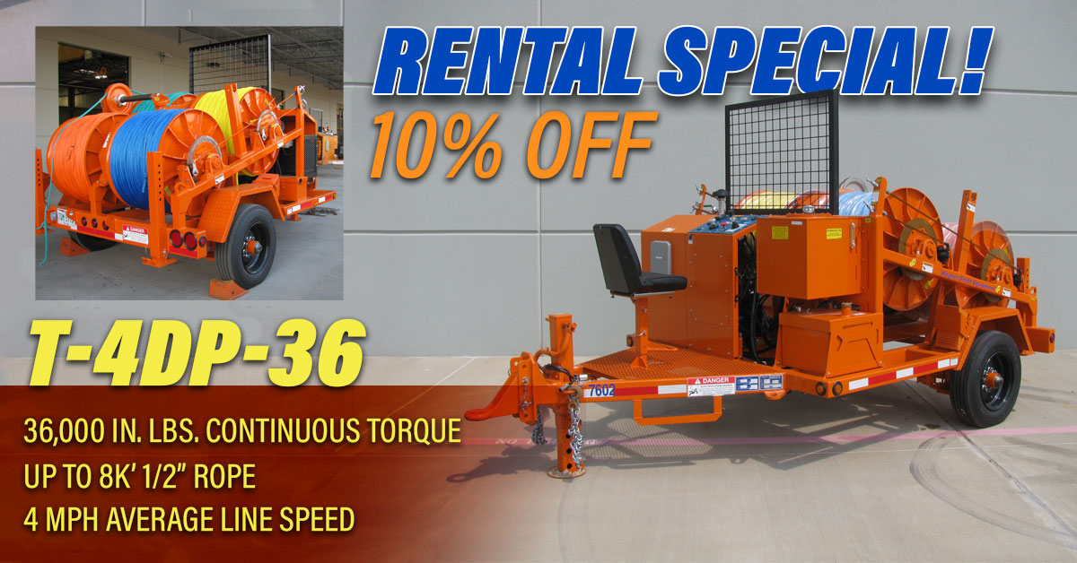 wsepulls's tweet photo. As we gear up for the Memorial Day holiday, don't forget the rental deals that are happening now. Check out this product, the T-4DP-36. Get 10% OFF the standard rental rate for the period of the contract. Contact a sales team member today.
https://t.co/74CVV2XOaR https://t.co/mZU41XtqJG