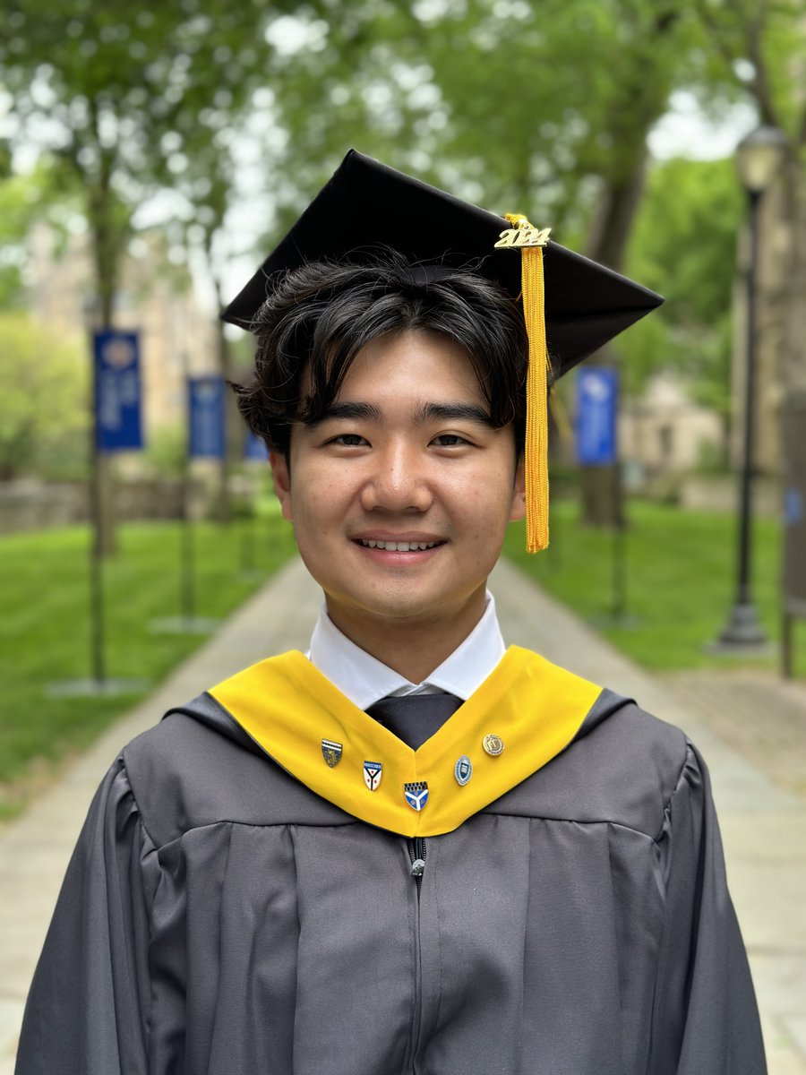 🎓 Hooray! It's Yale Graduation Day! 🎉 Among the excited graduates of the Class of 2024 is Jim Zhou, a master's student in computer science, who will proudly serve as a Yale Student Marshal at today's commencement ceremony. 🎓 #Yale2024 #StudentLeadership #CivicEngagement