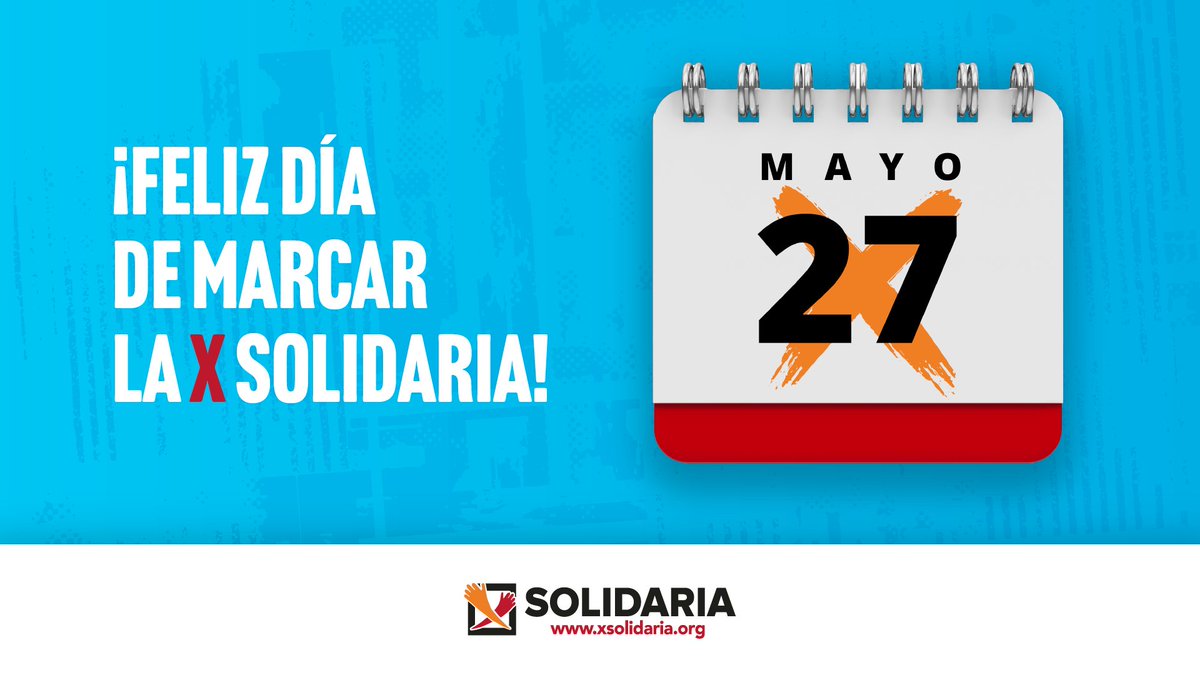 Si existe el Día de la Tortilla, el Día de la Marmota y cientos “Días de”, hoy podría ser el Día de Marcar la @XSolidaria en la renta, ¿verdad? Porque hoy puede ser el día en el que decidas ayudar a millones de personas que lo necesitan 🙌Descubre cómo en xsolidaria.org