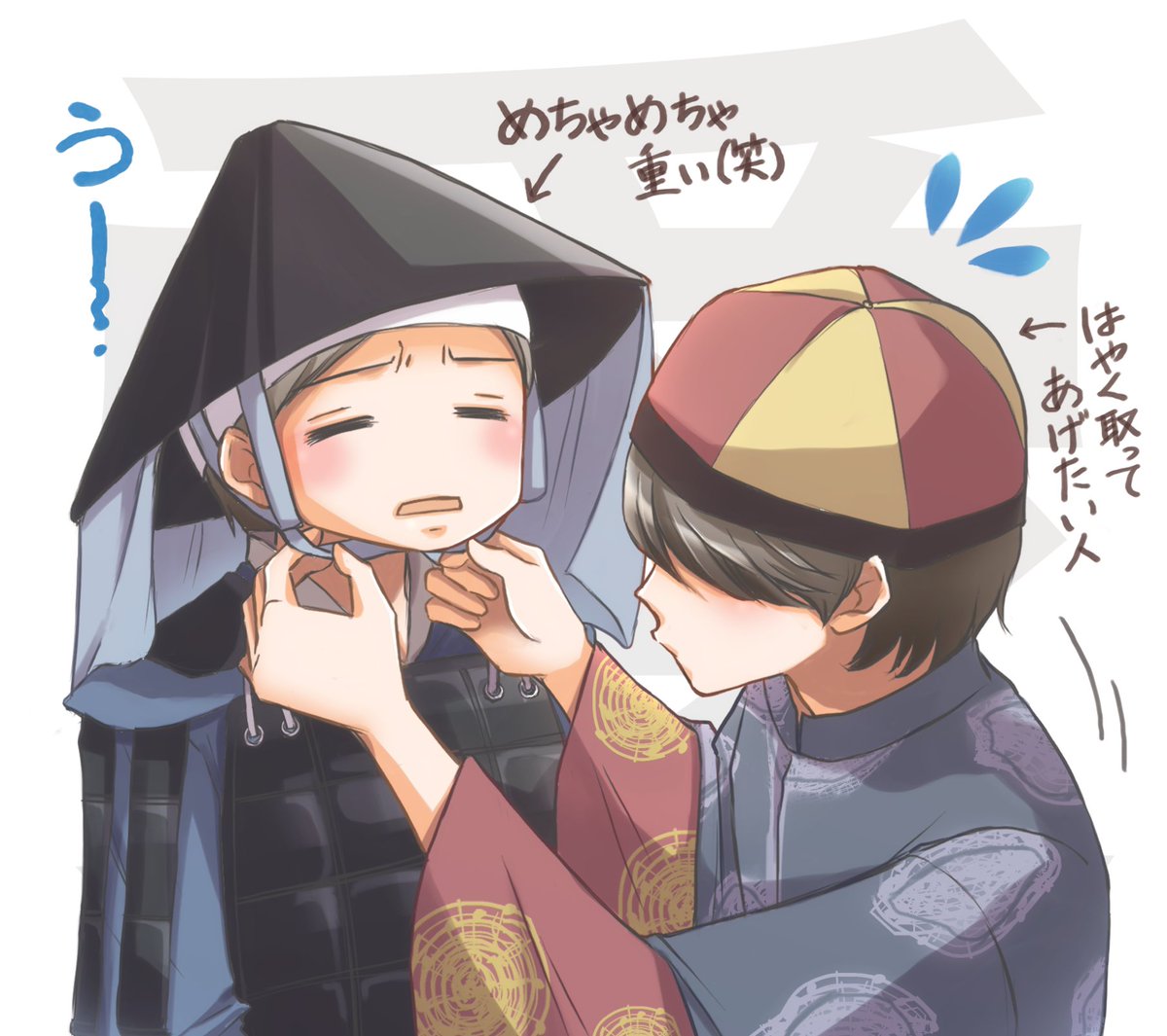#みなさん2年前の今頃はどんな絵描いてましたか

びんじょー(*'∀`*)
遡ったらこのへんだった。
2年前間に合わなかったバレンタインのイラスト🍫
塗る前の線画の方が気に入ってた思い出ww 
