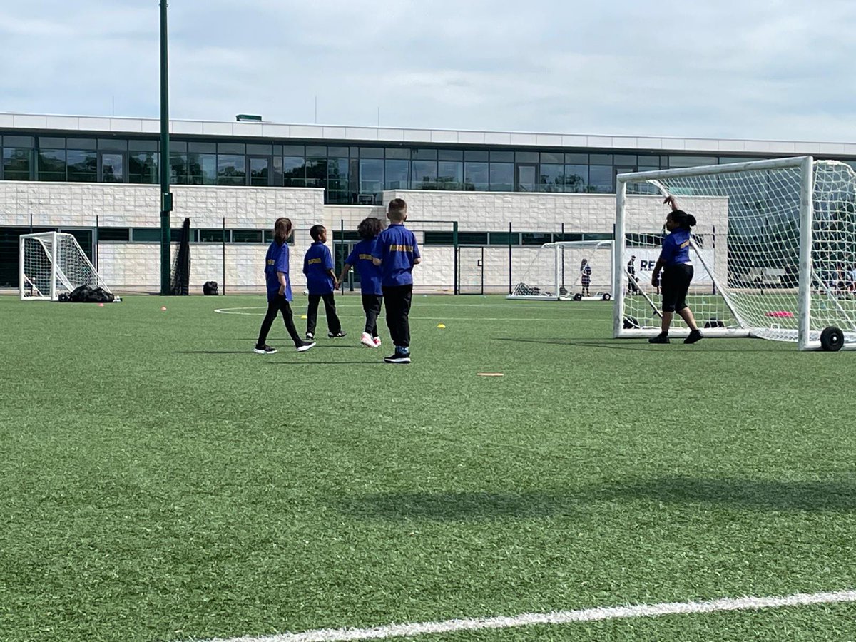 StarksField's tweet image. Pupils from Years 3 &amp;amp; 4 took part in a football festival last week at the Tottenham Hotspur FC training ground. DJ's footballing skills were recognised with a special prize.