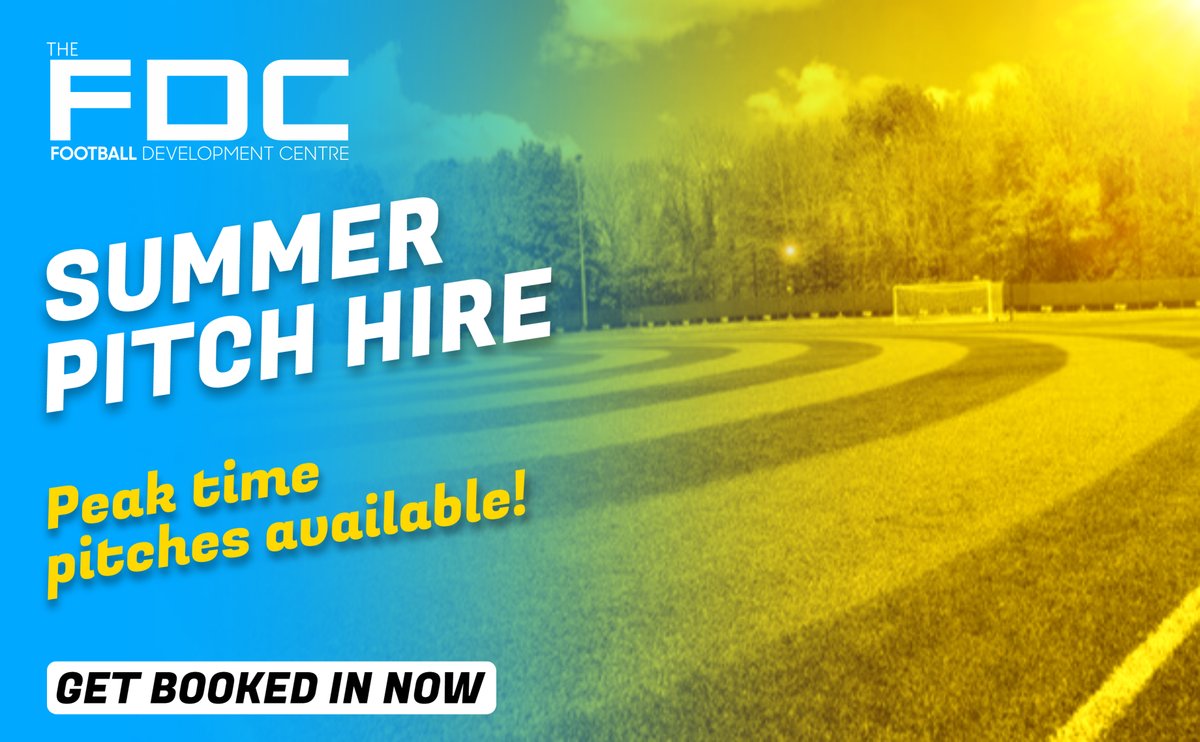 Looking for a place to train this summer? ☀️ Get in touch to find out about the discounts we are offering 🤩👇 📩 thefdc@norfolkfa.com ☎️ 01603 704050 👉 pitchbooking.com/partners/norfo…