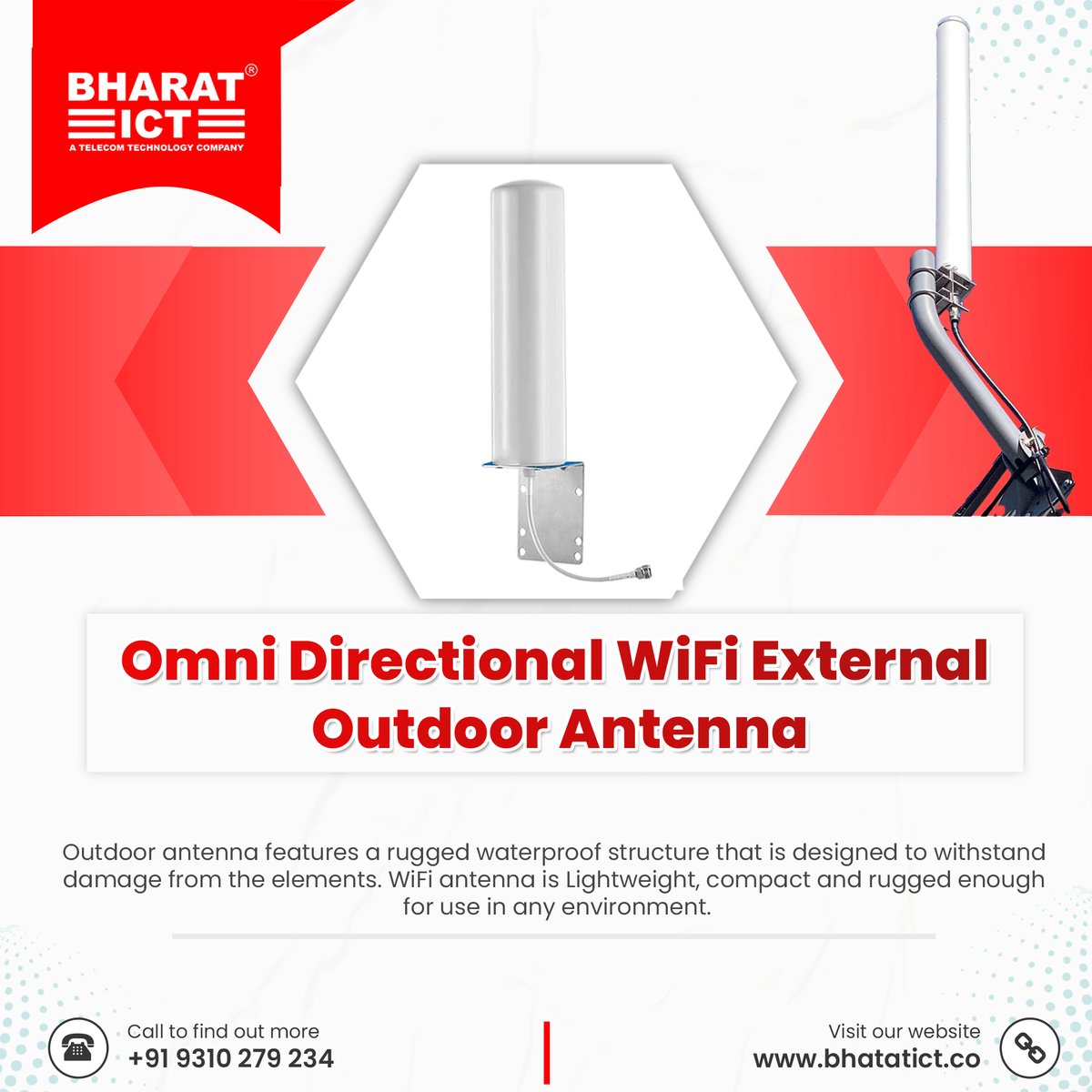 Omni Directional WiFi External Outdoor Antenna

#bharatict #omni #Antenna #omniantenna #WIFI