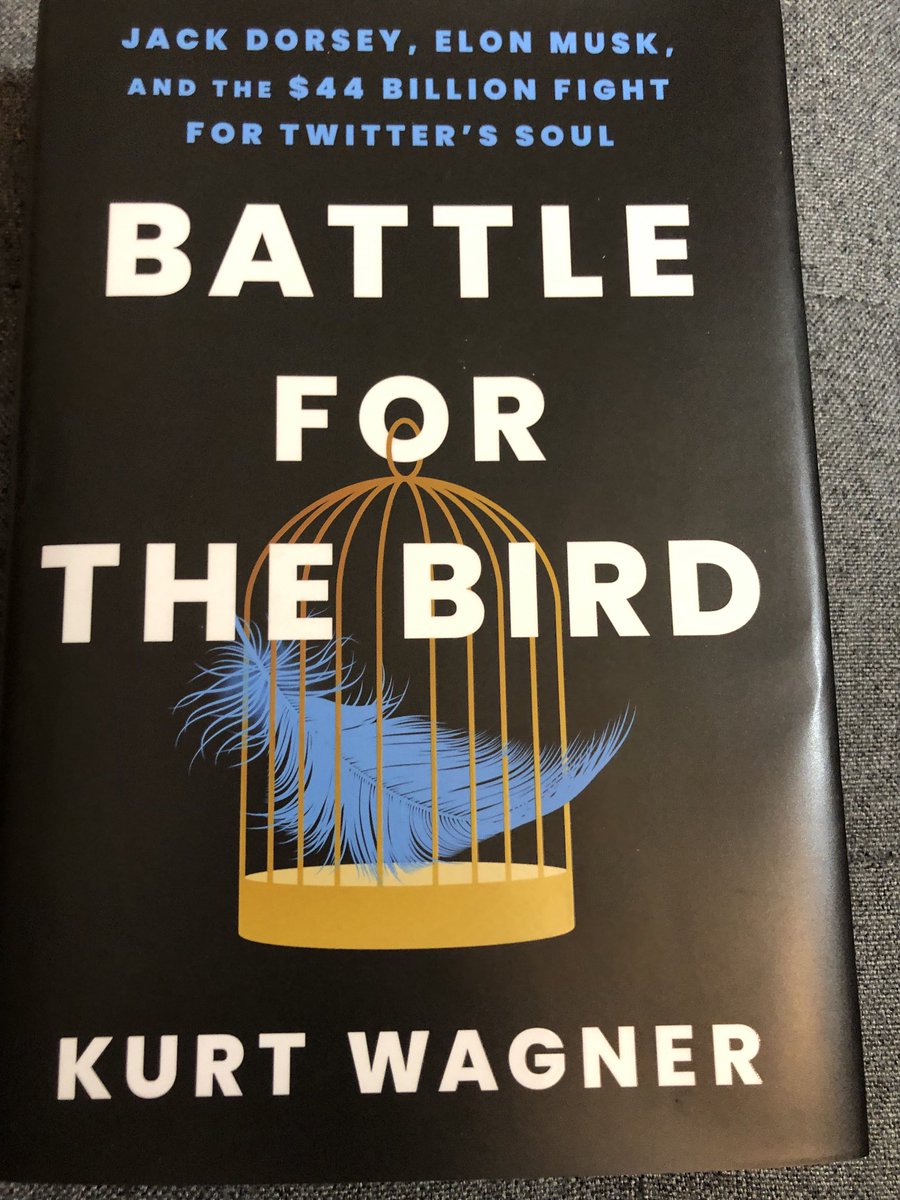 Storytelling is Storytelling.Fascinating look at the world of social media.The author Kurt Wagner will be a guest on a future episode of the podcast Artful Periscope.For all currently available episodes ArtfulPeriscope.blubrry.net. @KurtWagner8 @AtriaBooks #JackDorsey #ElonMusk